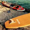 Prancha de surf inflável sup stand up paddle para racer